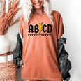 Lightning Pencil Rock'n Roll ABCD Teacher Back To School Kid Women's Comfort Colors T-Shirt Yam Lightning Pencil Rock'n Roll ABCD Teacher Back To School Kid Women's Comfort Colors T-Shirt Yam