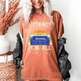 Literacy For All Visually Impaired Braille Teacher The Blind Women's Comfort Colors T-Shirt Yam Literacy For All Visually Impaired Braille Teacher The Blind Women's Comfort Colors T-Shirt Yam