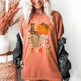 Love 2nd Grade Happy Fall Thanksgiving For 2nd Teacher For Men Women Girls Kids Women's Comfort Colors T-Shirt Yam Love 2nd Grade Happy Fall Thanksgiving For 2nd Teacher For Men Women Girls Kids Women's Comfort Colors T-Shirt Yam