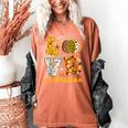 LOVE 3rd Grade Pumpkin Teacher Student Halloween Costume Women's Comfort Colors T-Shirt Yam LOVE 3rd Grade Pumpkin Teacher Student Halloween Costume Women's Comfort Colors T-Shirt Yam