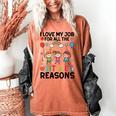 Love Job For Little Reasons Daycare Teacher Graphic Women's Comfort Colors T-Shirt Yam Love Job For Little Reasons Daycare Teacher Graphic Women's Comfort Colors T-Shirt Yam