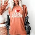 I Love Late Homework Excuses Sarcastic Teacher Lie For Men Women Women's Comfort Colors T-Shirt Yam