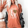 Love Leopard Print Teacher Cheetah School Inspire Teach Women's Comfort Colors T-Shirt Yam Love Leopard Print Teacher Cheetah School Inspire Teach Women's Comfort Colors T-Shirt Yam