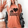 I Love Science Lover Teacher Scientist Sciences Women's Comfort Colors T-Shirt Yam