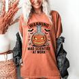 Mad Scientist Pumpkin Science Teacher Halloween Costume Kids Women's Comfort Colors T-Shirt Yam Mad Scientist Pumpkin Science Teacher Halloween Costume Kids Women's Comfort Colors T-Shirt Yam