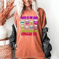 Math Teacher My Jam Here To Spread Mathematics Humor Women's Comfort Colors T-Shirt Yam Math Teacher My Jam Here To Spread Mathematics Humor Women's Comfort Colors T-Shirt Yam