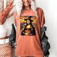 Mona Lisa Pumpkin Halloween Art Teacher Witchy Women Kids Women's Comfort Colors T-Shirt Yam Mona Lisa Pumpkin Halloween Art Teacher Witchy Women Kids Women's Comfort Colors T-Shirt Yam