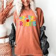 Montessori Rocks Montessori Teacher Back To School Women's Comfort Colors T-Shirt Yam Montessori Rocks Montessori Teacher Back To School Women's Comfort Colors T-Shirt Yam