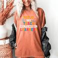 Multilingual Teacher Linguist Language ESL Teaching Women's Comfort Colors T-Shirt Yam