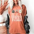 Nothing Beats 4th Grade Back To School Kids Teachers Women's Comfort Colors T-Shirt Yam