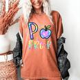 P Is For Pre-K Preschool Teacher Tie Dye Back To School Women's Comfort Colors T-Shirt Yam