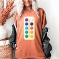 Paint Palette ArtSet Halloween Costume For Teachers Students For Men Women Kids Women's Comfort Colors T-Shirt Yam