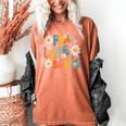 Peace Love Books Bookworm Librarian Reading Teacher Groovy Women's Comfort Colors T-Shirt Yam Peace Love Books Bookworm Librarian Reading Teacher Groovy Women's Comfort Colors T-Shirt Yam