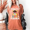 Pirate Math Teacher Skull Pirate Halloween Costume Women's Comfort Colors T-Shirt Yam