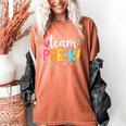 Pre-k Team Pencil Teacher Student Back To School Girls Women's Comfort Colors T-Shirt Yam Pre-k Team Pencil Teacher Student Back To School Girls Women's Comfort Colors T-Shirt Yam