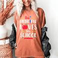 This Principal Loves Her School Teacher Appreciation Women's Comfort Colors T-Shirt Yam