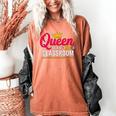 Queen Of The Classroom Teacher Women's Comfort Colors T-Shirt Yam Queen Of The Classroom Teacher Women's Comfort Colors T-Shirt Yam