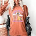 Take Me To Your Readers Alien Teacher Halloween Literacy Women's Comfort Colors T-Shirt Yam