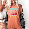 Reading Adventure Library Student Teacher Book Women's Comfort Colors T-Shirt Yam