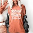 Retired PE Teacher Legend Left The Gym Physical Education Women's Comfort Colors T-Shirt Yam