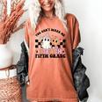 Retro You Can't Scare Me I Teach 5th Grade Teacher Halloween Women's Comfort Colors T-Shirt Yam Retro You Can't Scare Me I Teach 5th Grade Teacher Halloween Women's Comfort Colors T-Shirt Yam