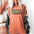 Retro Checkered Music Therapist Squad Music Therapy Teacher For Men Women Women's Comfort Colors T-Shirt Yam