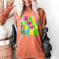 Retro Groovy In My Glowing Teacher Era Happy Teacher's Day Women's Comfort Colors T-Shirt Yam Retro Groovy In My Glowing Teacher Era Happy Teacher's Day Women's Comfort Colors T-Shirt Yam