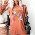 Retro Groovy In My Teaching Era Best Teacher Appreciation Women's Comfort Colors T-Shirt Yam Retro Groovy In My Teaching Era Best Teacher Appreciation Women's Comfort Colors T-Shirt Yam