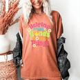 Retro Helping Small Hands Do Big Things Teacher Appreciation For Men Women Women's Comfort Colors T-Shirt Yam Retro Helping Small Hands Do Big Things Teacher Appreciation For Men Women Women's Comfort Colors T-Shirt Yam