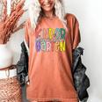 Retro Kindergarten Dream Team Back To School Teacher Kids Women's Comfort Colors T-Shirt Yam