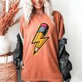 Retro Pencil Pencil Back To School Teacher Student Women's Comfort Colors T-Shirt Yam