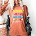 School Social Worker Teacher Caseworker Public Servant LSW Women's Comfort Colors T-Shirt Yam School Social Worker Teacher Caseworker Public Servant LSW Women's Comfort Colors T-Shirt Yam