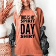 School Teacher Spirit Day Costume For Men Women Women's Comfort Colors T-Shirt Yam School Teacher Spirit Day Costume For Men Women Women's Comfort Colors T-Shirt Yam