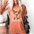 Science Teacher Squad Reindeer Christmas Teacher Xmas Lights For Men Women Women's Comfort Colors T-Shirt Yam Science Teacher Squad Reindeer Christmas Teacher Xmas Lights For Men Women Women's Comfort Colors T-Shirt Yam