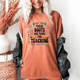 These Boots Are Made Teaching Western Cowboy Teacher Women's Comfort Colors T-Shirt Yam
