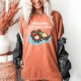 Sea Otter Book Reading Shirt For Bookworm Teachers Women's Comfort Colors T-Shirt Yam Sea Otter Book Reading Shirt For Bookworm Teachers Women's Comfort Colors T-Shirt Yam