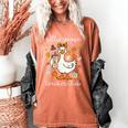 Silly Goose Teachers Club Cozy Fall Teacher Women's Comfort Colors T-Shirt Yam