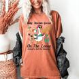 Silly Teacher Goose On The Loose School Out Summer Women Men Women's Comfort Colors T-Shirt Yam