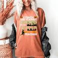 Social Studies Teacher Teach Scariest Zombies On Graveyard For Men Women Women's Comfort Colors T-Shirt Yam