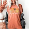 STEM Teacher Thanksgiving Grateful Educator Science Class Women's Comfort Colors T-Shirt Yam
