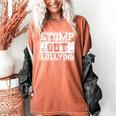Stomp Out Bullying Back To School Education Teacher Women's Comfort Colors T-Shirt Yam Stomp Out Bullying Back To School Education Teacher Women's Comfort Colors T-Shirt Yam