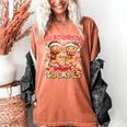 My Student Are Smart Cookies Pjs Christmas Xmas Teacher Women's Comfort Colors T-Shirt Yam My Student Are Smart Cookies Pjs Christmas Xmas Teacher Women's Comfort Colors T-Shirt Yam
