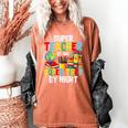 Super Teacher By Day Super Tired By Night Women's Comfort Colors T-Shirt Yam Super Teacher By Day Super Tired By Night Women's Comfort Colors T-Shirt Yam