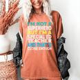 Superhero & Special Education Teacher Men Women Women's Comfort Colors T-Shirt Yam