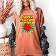 Superhero Teacher Appreciation Teaching Tee Women's Comfort Colors T-Shirt Yam