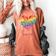 It Takes a Big Heart To Shape Little Minds Teacher Women's Comfort Colors T-Shirt Yam
