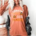 I Teach The Cutest Little Turkeys For Teacher Thanksgiving Women's Comfort Colors T-Shirt Yam I Teach The Cutest Little Turkeys For Teacher Thanksgiving Women's Comfort Colors T-Shirt Yam