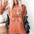 I Teach The Cutest Pumpkins Halloween Fall Teacher Women Women's Comfort Colors T-Shirt Yam I Teach The Cutest Pumpkins Halloween Fall Teacher Women Women's Comfort Colors T-Shirt Yam