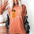 I Teach The Cutest Pumpkins Halloween Shirt For Teachers Women's Comfort Colors T-Shirt Yam I Teach The Cutest Pumpkins Halloween Shirt For Teachers Women's Comfort Colors T-Shirt Yam