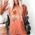 I Teach The Cutest Pumpkins In The Patch Halloween Teacher Women's Comfort Colors T-Shirt Yam I Teach The Cutest Pumpkins In The Patch Halloween Teacher Women's Comfort Colors T-Shirt Yam